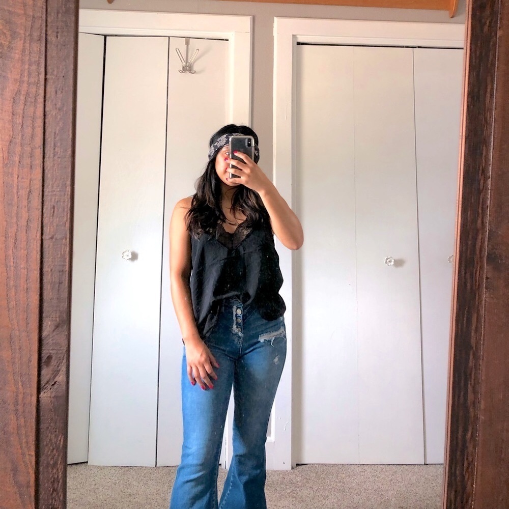 Black camisole
